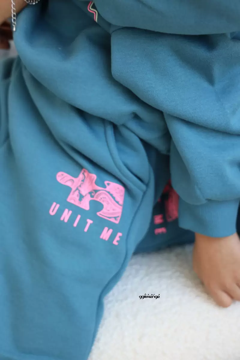 Ggomenge - Korean Children Fashion - #prettylittlegirls - Adult Luis Top Bottom Set - 4