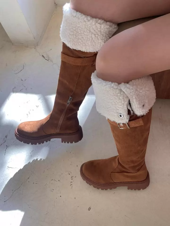 Golden Shoe - Korean Women Fashion - #momslook - 1209 Boots - 2