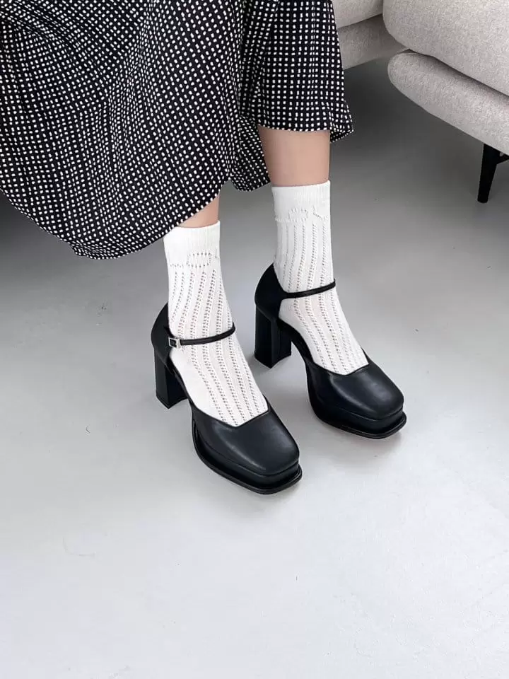 Golden Shoe - Korean Women Fashion - #romanticstyle - B1106 Slipper & Sandals - 5