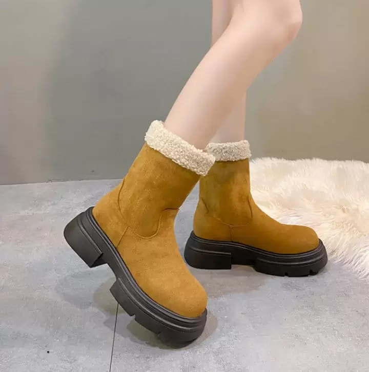 Golden Shoe - Korean Women Fashion - #momslook - 1211 Boots - 4