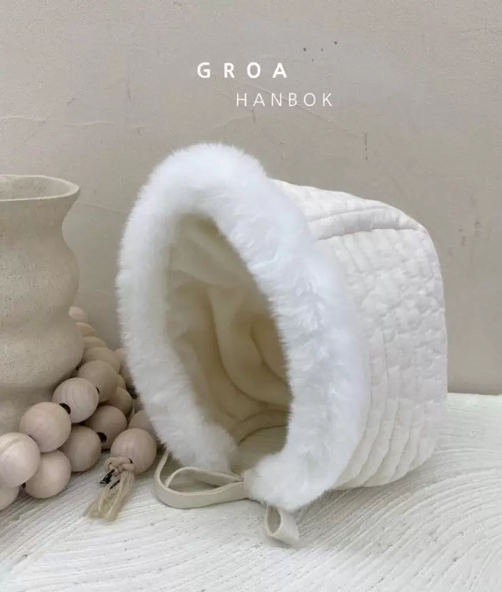 Groa - Korean Baby Fashion - #babyboutique - Quilted Bebe Bonnet - 2