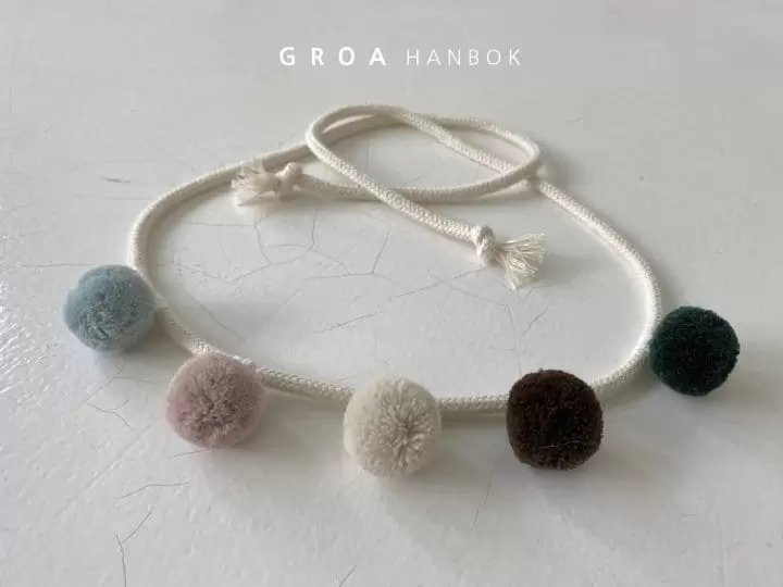 Groa - Korean Baby Fashion - #babyboutique - Pom Pom First Birthday Band  - 2