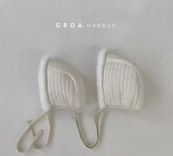 Groa - Korean Children Fashion - #childofig - Quilted Kids Bonnet - 3