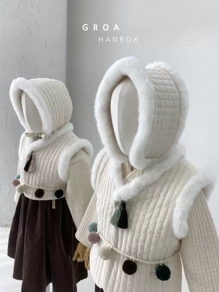 Groa - Korean Children Fashion - #littlefashionista - Quilted Kids Ear Muffler