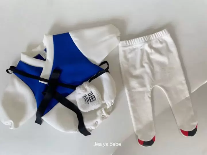 Jeaya & Mymi - Korean Baby Fashion - #babyoutfit - Shroup Seonbi Body Suit Lucky Bag Set - 2