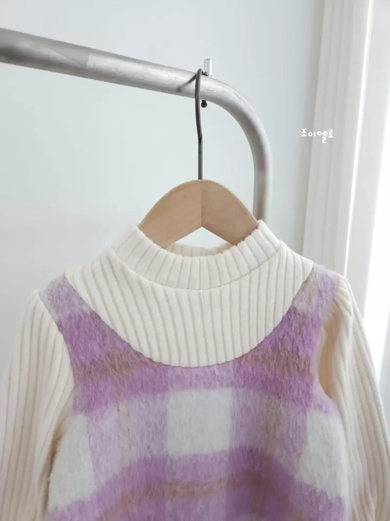 Joy ello - Korean Children Fashion - #childofig - Ang Ang Check One-Piece - 6