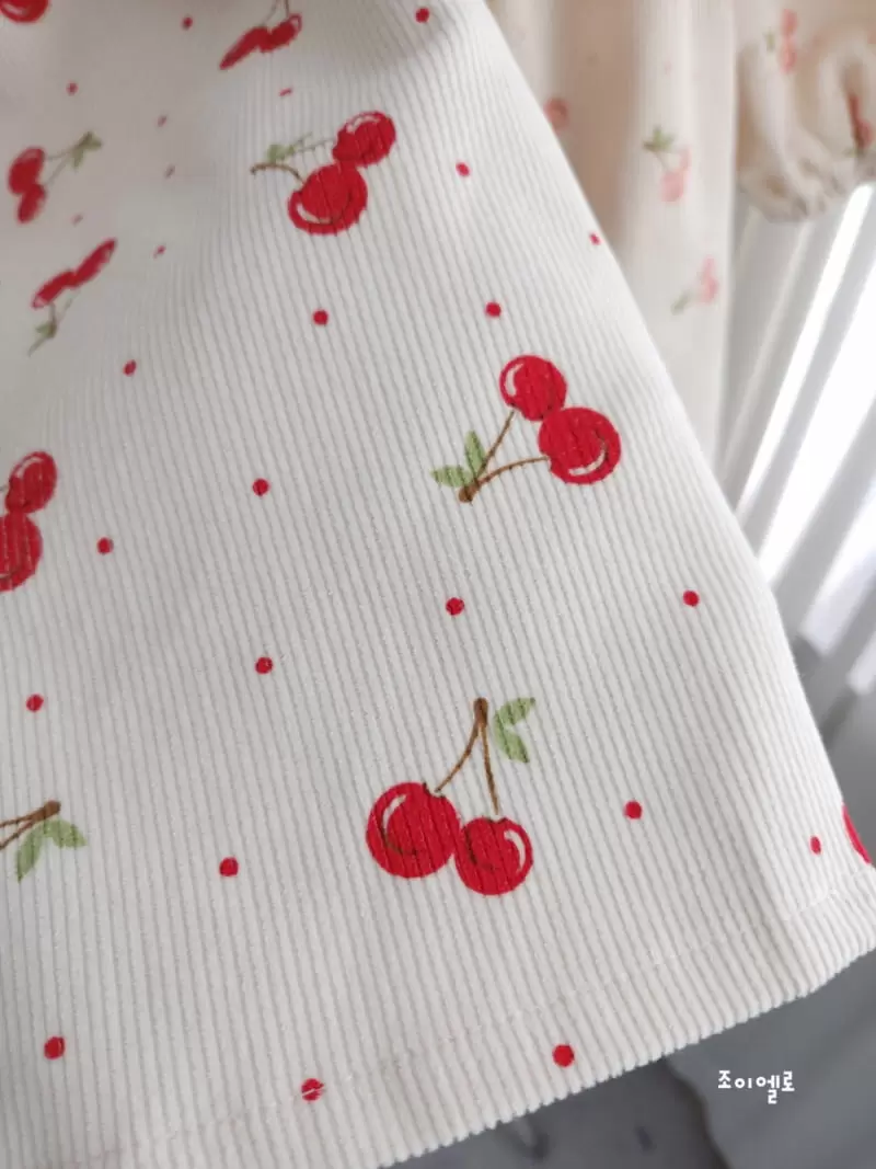 Joy ello - Korean Children Fashion - #childofig - Cherry Rib One-Piece - 6