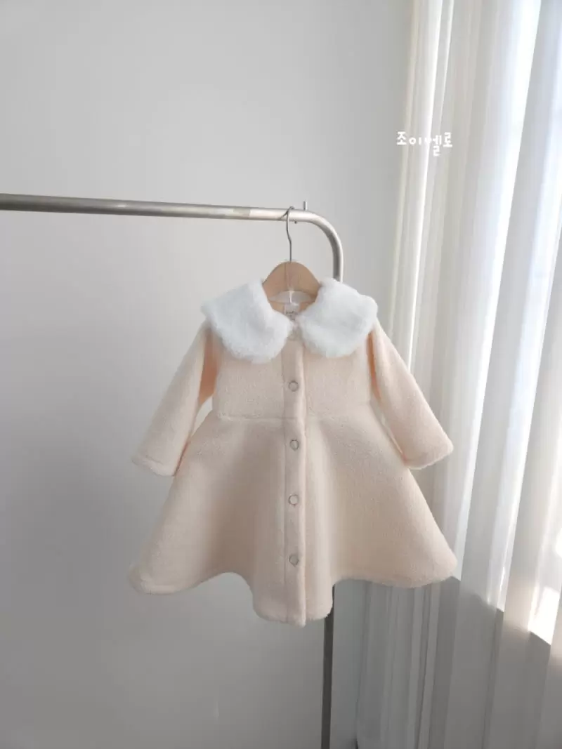 Joy ello - Korean Children Fashion - #childofig - Mink Coat One-Piece - 2