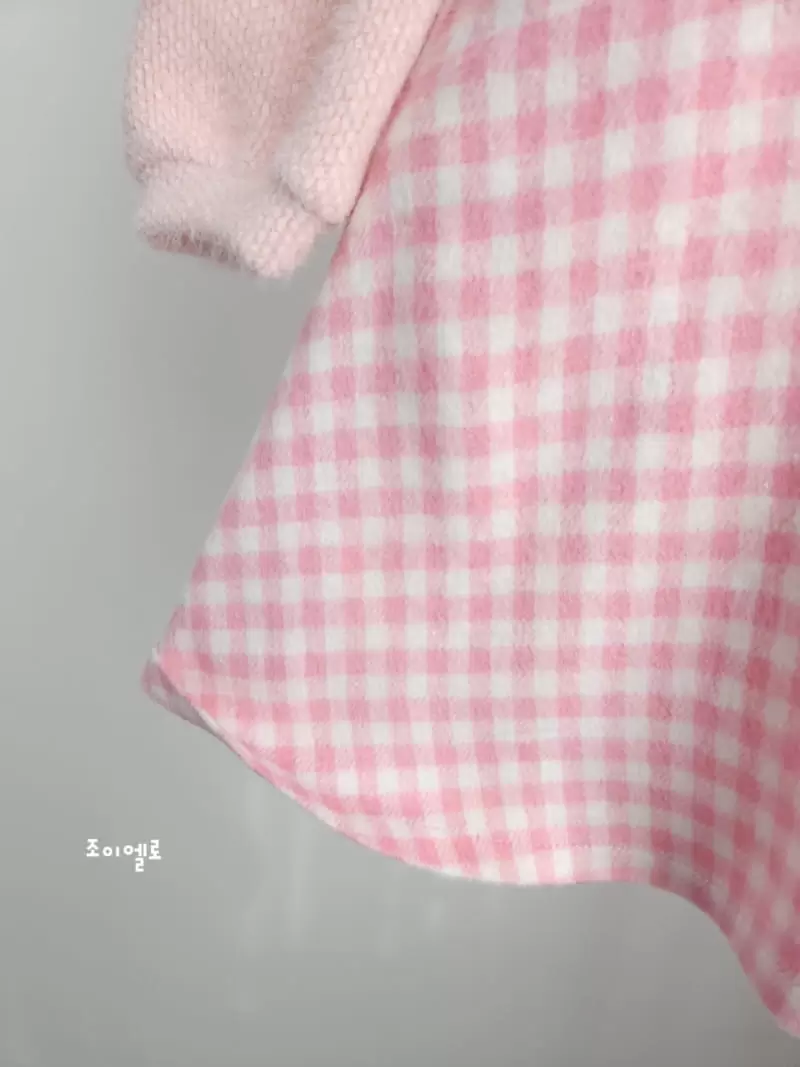 Joy ello - Korean Children Fashion - #childrensboutique - Snow Check One-Piece - 6