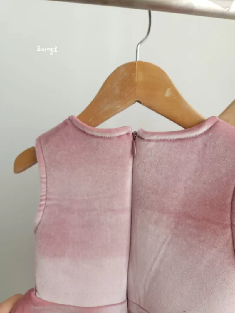 Joy ello - Korean Children Fashion - #childofig - Ribbon Cushion One-Piece - 4