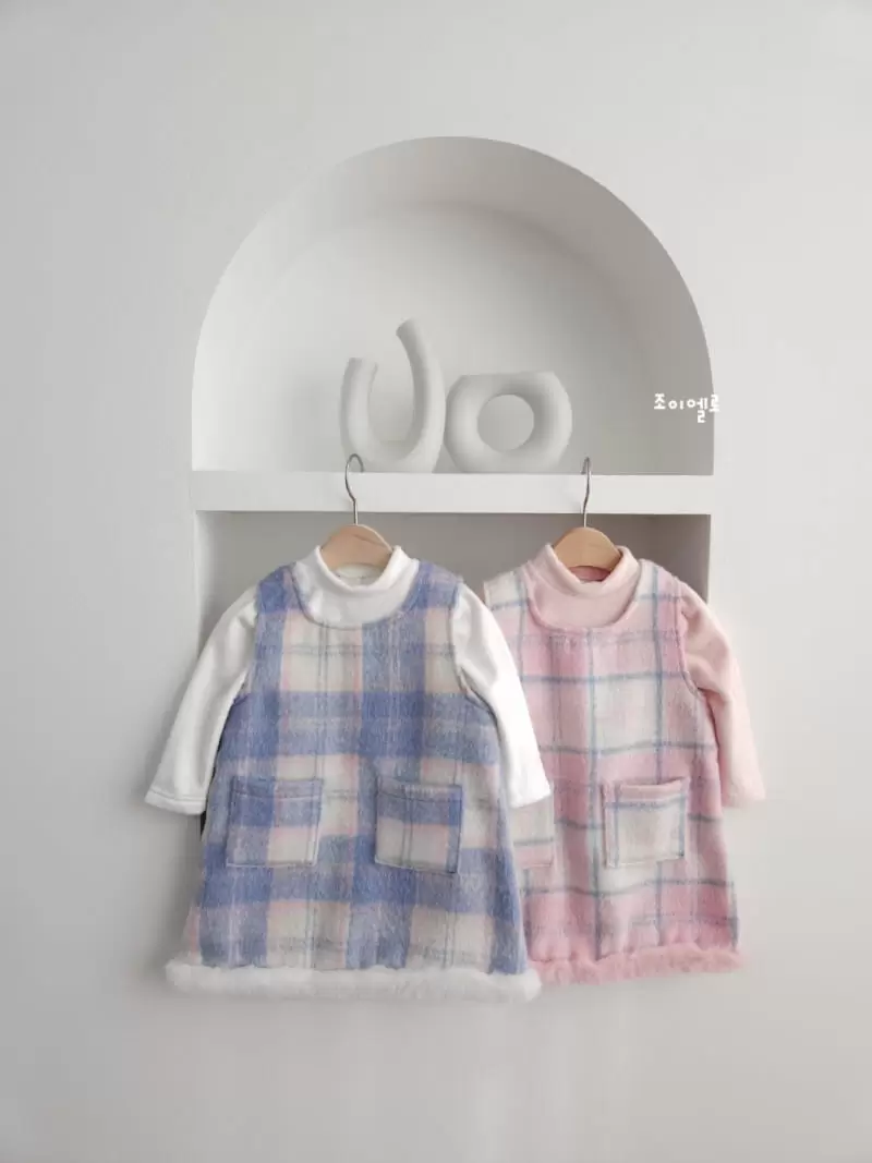 Joy ello - Korean Children Fashion - #discoveringself - Minke Check One-Piece