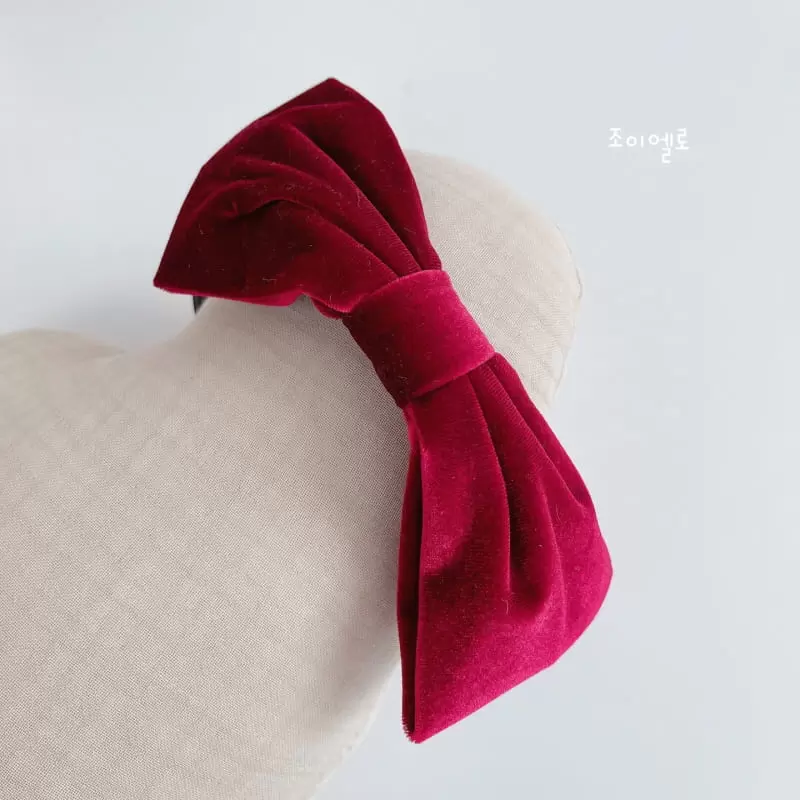 Joy ello - Korean Children Fashion - #discoveringself - Velvet Present Hair Pin - 4