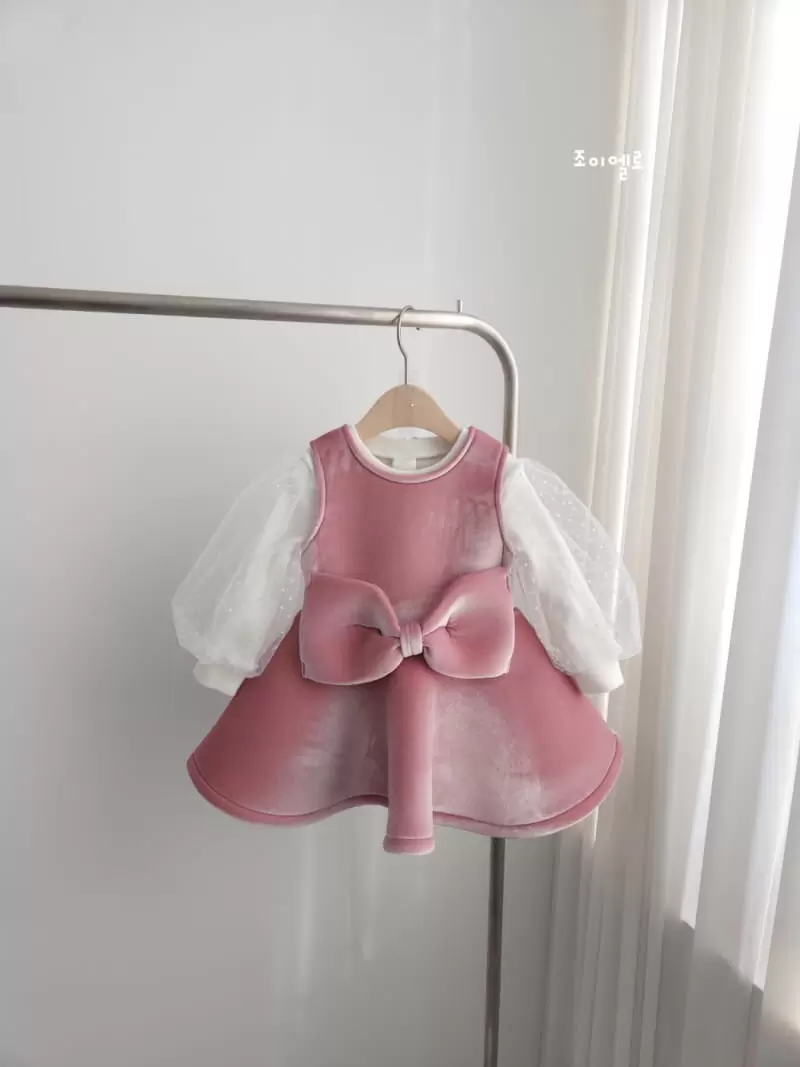 Joy ello - Korean Children Fashion - #kidsshorts - Ribbon Cushion One-Piece - 8
