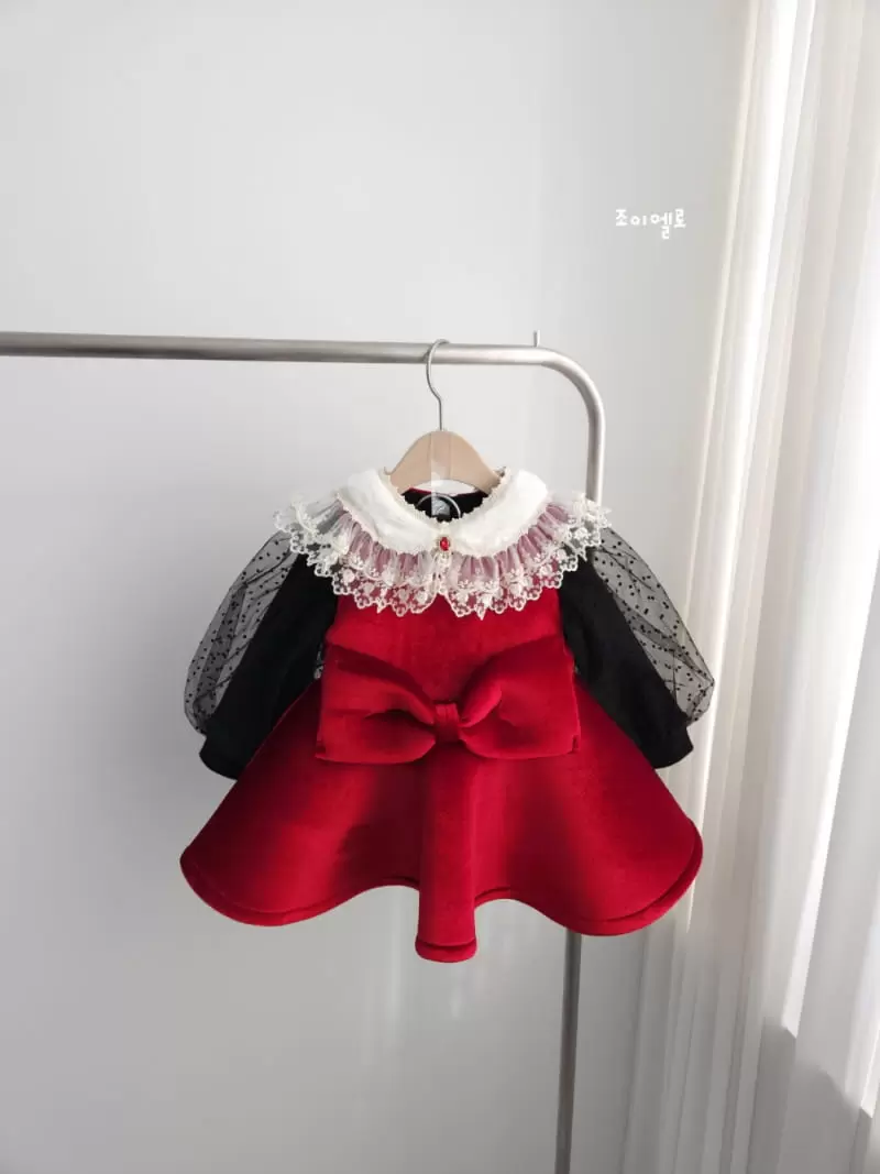 Joy ello - Korean Children Fashion - #kidzfashiontrend - Ribbon Cushion One-Piece - 10