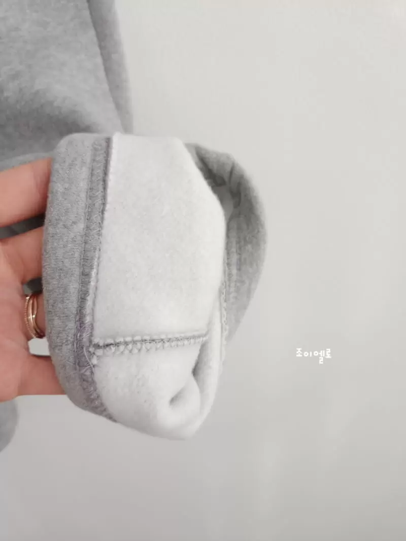 Joy ello - Korean Children Fashion - #littlefashionista - Fleece Top Bottom Set - 8