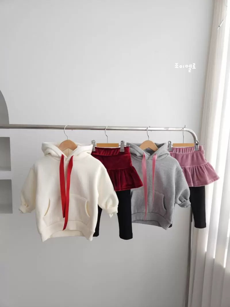 Joy ello - Korean Children Fashion - #magicofchildhood - Cozy Hoody Tee - 3