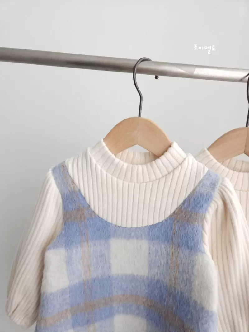 Joy ello - Korean Children Fashion - #magicofchildhood - Ang Ang Check One-Piece - 3