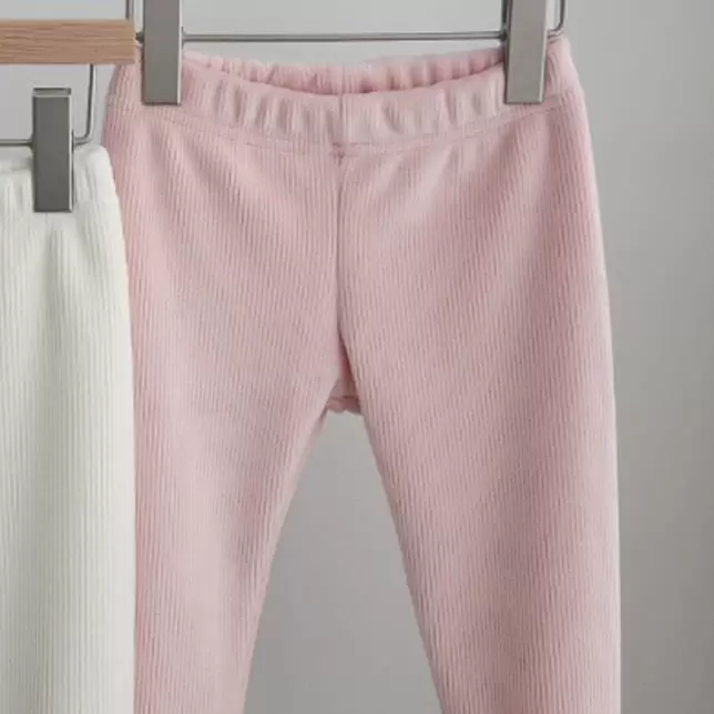 Joy ello - Korean Children Fashion - #prettylittlegirls - Mink Rib Leggings - 2