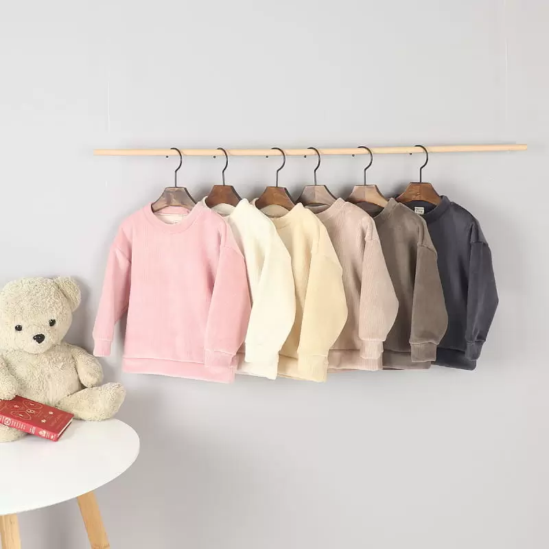 Kingboy - Korean Children Fashion - #kidsshorts - Velour Mink Tee