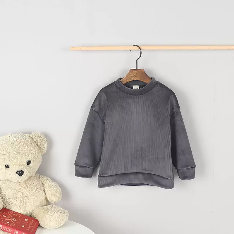 Kingboy - Korean Children Fashion - #stylishchildhood - Velour Mink Tee - 11