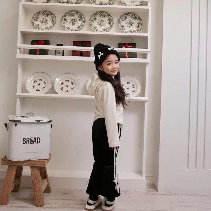 Lago - Korean Children Fashion - #Kfashion4kids - Line Fleece Boots Cut Pants - 2