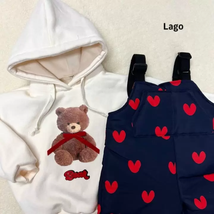 Lago - Korean Children Fashion - #Kfashion4kids - Snow Dungarees Body Suit - 6