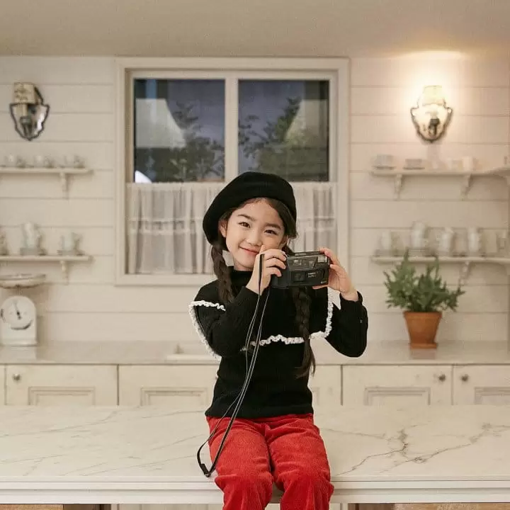 Lago - Korean Children Fashion - #prettylittlegirls - Lace Cape Set - 4