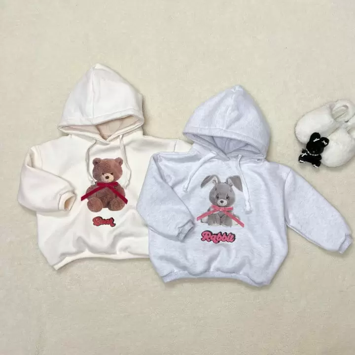 Lago - Korean Children Fashion - #discoveringself - Ribbon Cute Hoody - 7