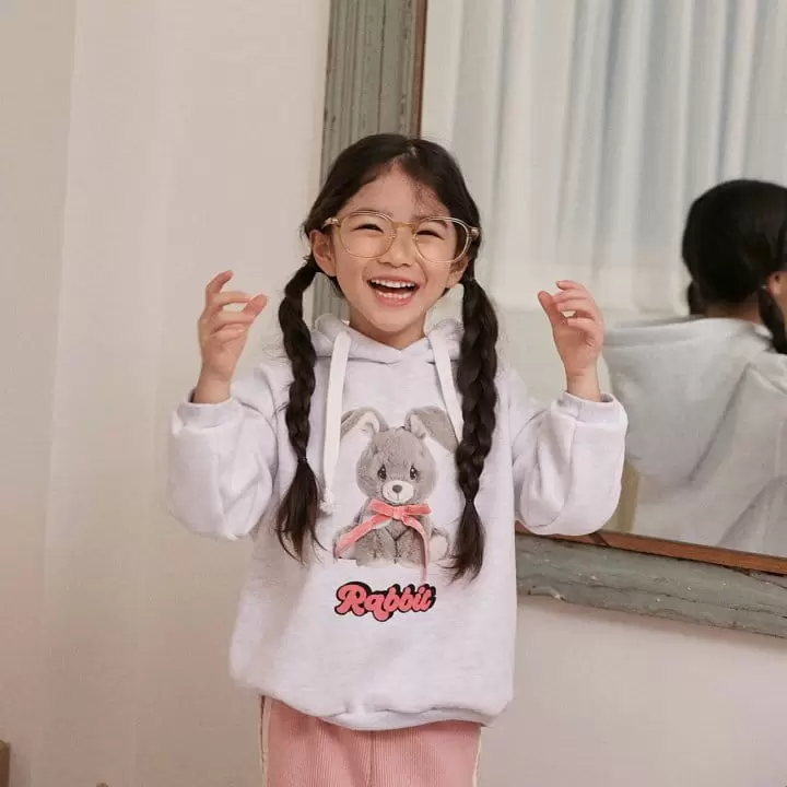 Lago - Korean Children Fashion - #kidsshorts - Ribbon Cute Hoody - 9