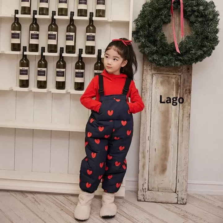 Lago - Korean Children Fashion - #kidsshorts - Snow Dungarees Body Suit - 3
