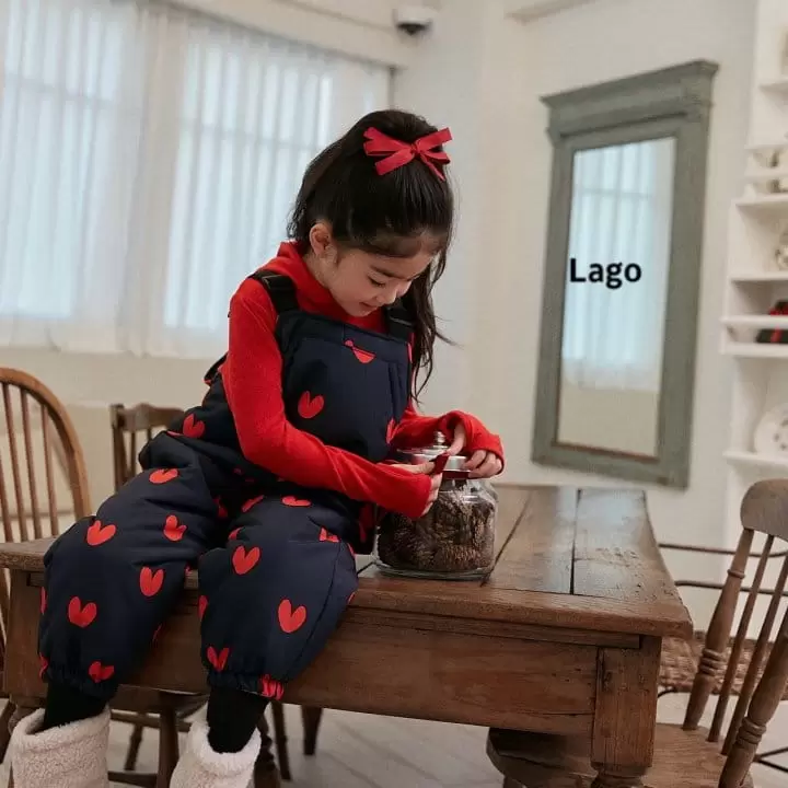 Lago - Korean Children Fashion - #kidsshorts - Snow Dungarees Body Suit - 4