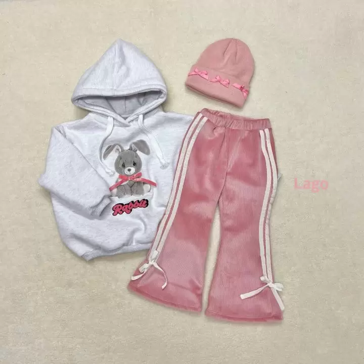 Lago - Korean Children Fashion - #littlefashionista - Line Fleece Boots Cut Pants - 4