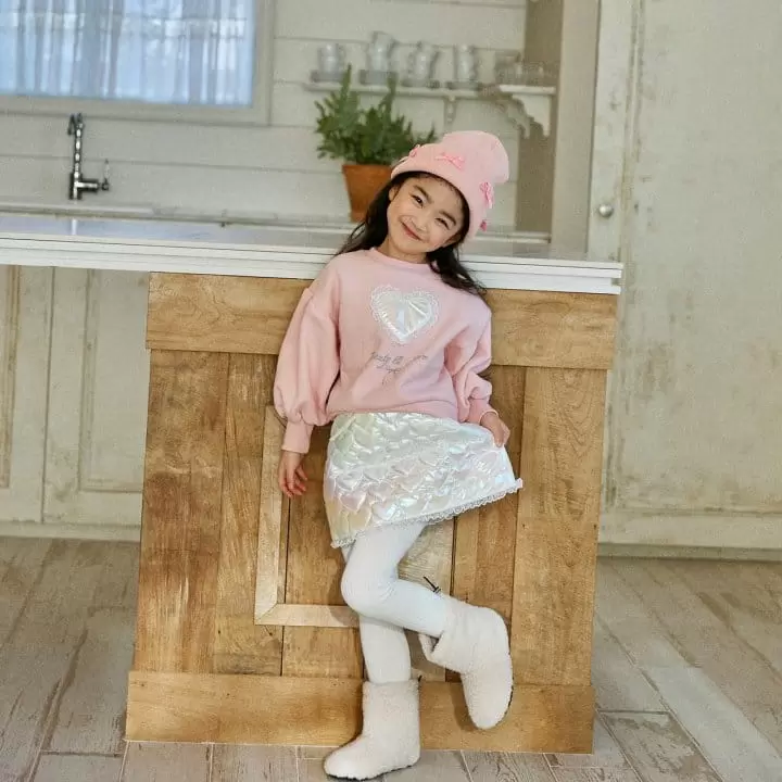 Lago - Korean Children Fashion - #magicofchildhood - Shy Heart Sweatshirt - 9