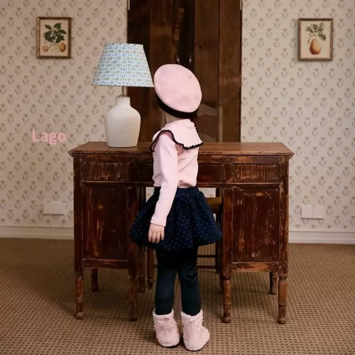Lago - Korean Children Fashion - #minifashionista - Dot Ballon Skirt Leggings - 6