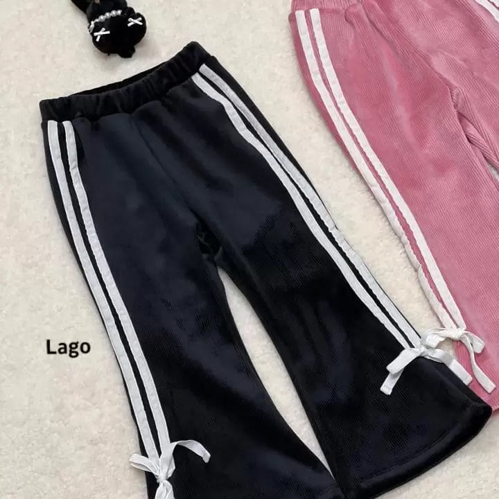 Lago - Korean Children Fashion - #minifashionista - Line Fleece Boots Cut Pants - 5