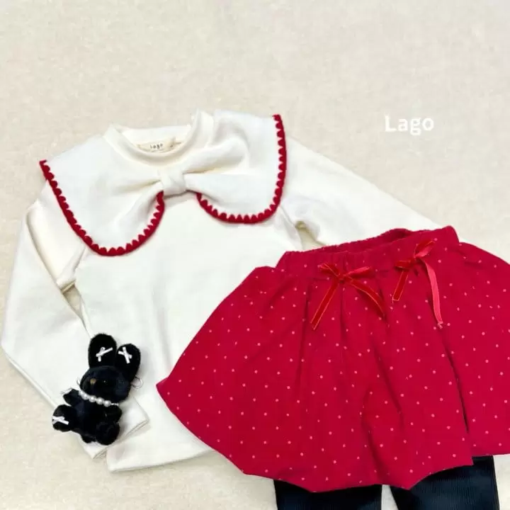 Lago - Korean Children Fashion - #prettylittlegirls - Dot Ballon Skirt Leggings - 7