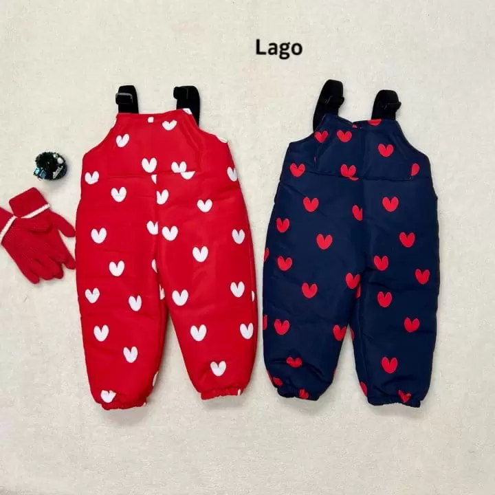 Lago - Korean Children Fashion - #prettylittlegirls - Snow Dungarees Body Suit - 10