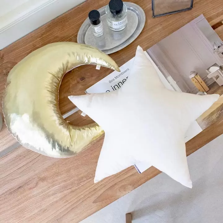 Le Bev - Korean Baby Fashion - #babyboutiqueclothing - Gold Star and Moon Cushion