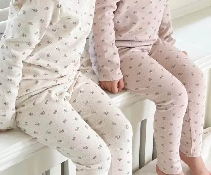 Le Bev - Korean Children Fashion - #Kfashion4kids -  Floral Twin Set 