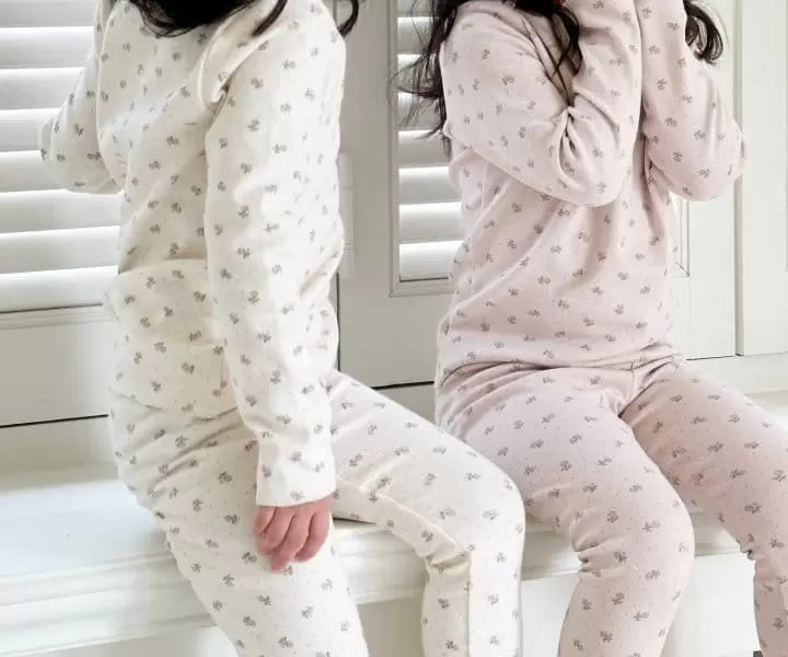 Le Bev - Korean Children Fashion - #littlefashionista -  Floral Twin Set  - 2