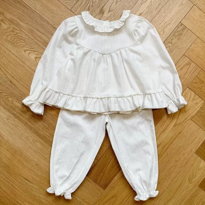 Le Bev - Korean Children Fashion - #magicofchildhood -  Gold ST Set