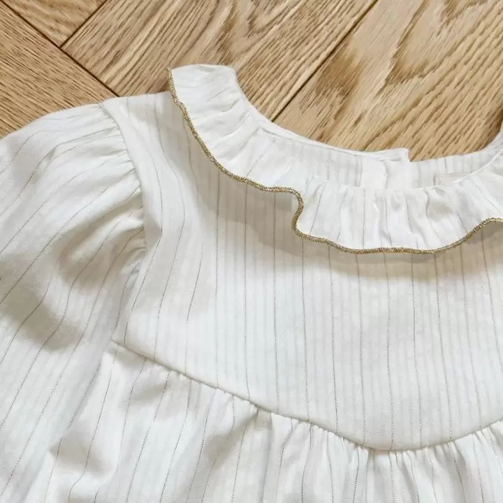 Le Bev - Korean Children Fashion - #minifashionista -  Gold ST Set - 2