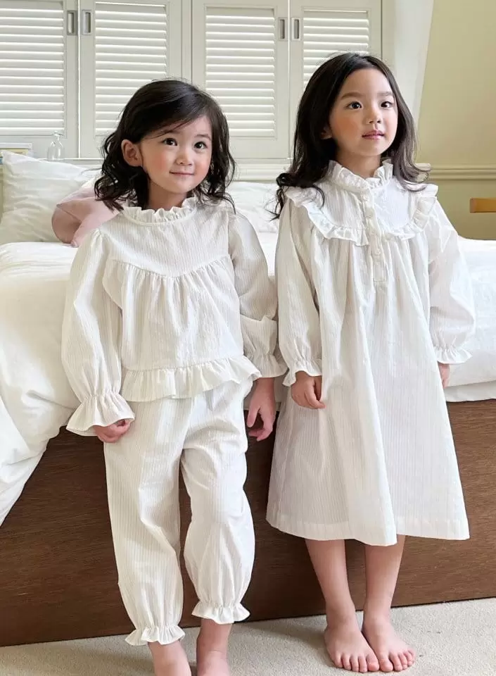 Le Bev - Korean Children Fashion - #prettylittlegirls - Gold ST One-Piece - 2
