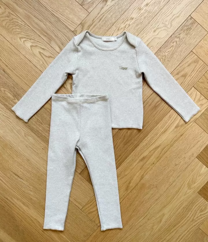 Le Bev - Korean Children Fashion - #todddlerfashion - Gold Stitch Twin Set - 7