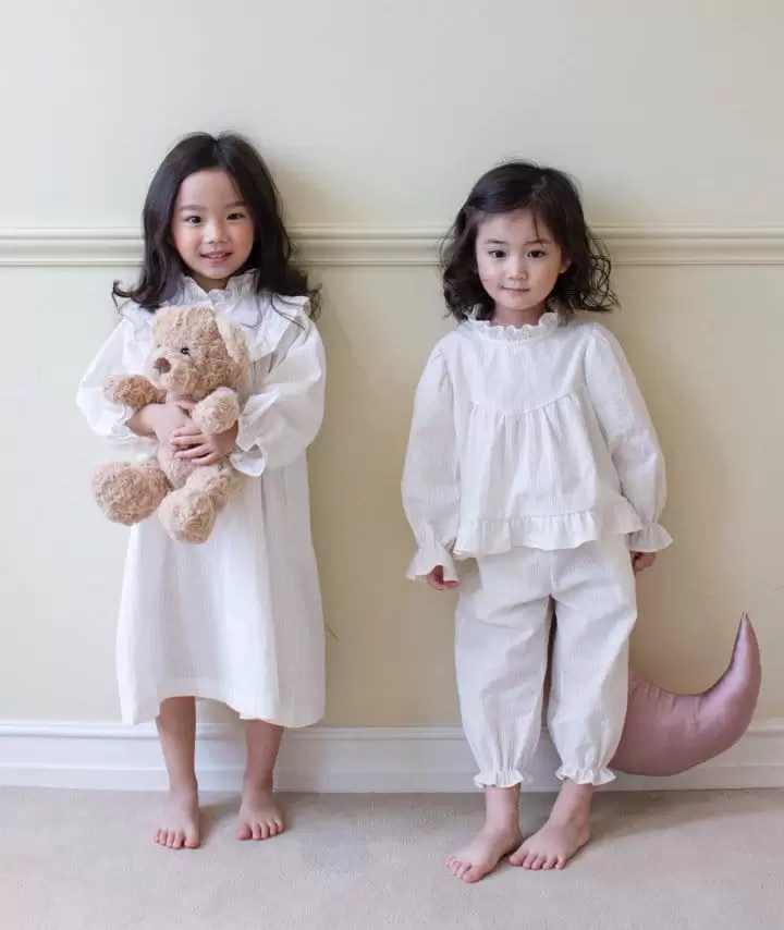 Le Bev - Korean Children Fashion - #todddlerfashion - Gold ST One-Piece - 4