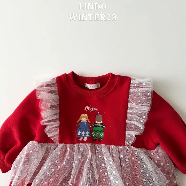 Lindo - Korean Children Fashion - #childofig - Noel Frill One-Piece - 7