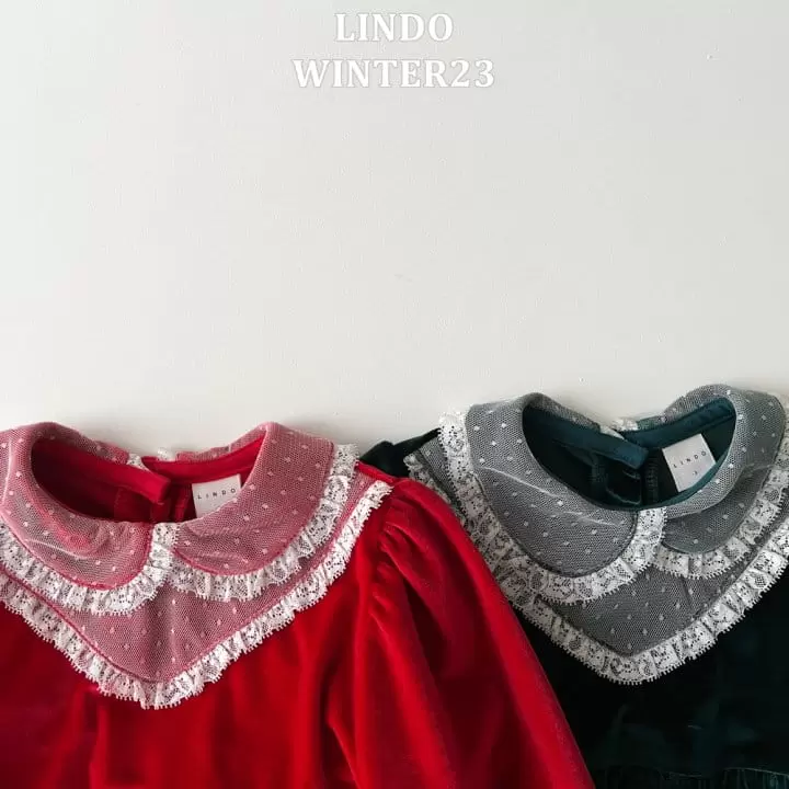 Lindo - Korean Children Fashion - #childofig - Snow Velvet One-Piece - 4