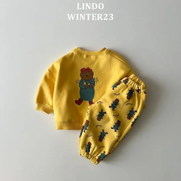Lindo - Korean Children Fashion - #discoveringself - Merry Top Bottom Set - 3