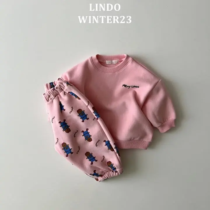 Lindo - Korean Children Fashion - #discoveringself - Merry Top Bottom Set - 4