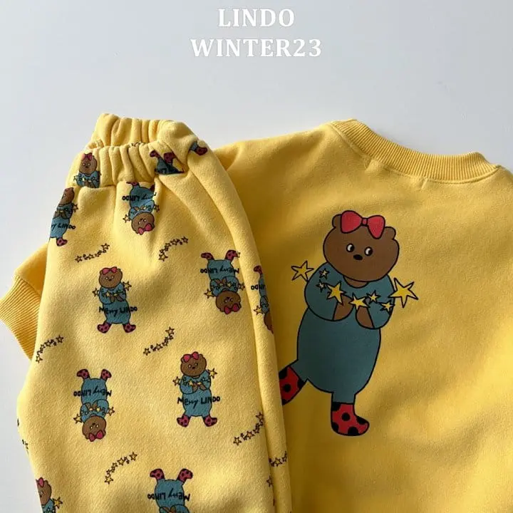 Lindo - Korean Children Fashion - #kidsstore - Merry Top Bottom Set - 6